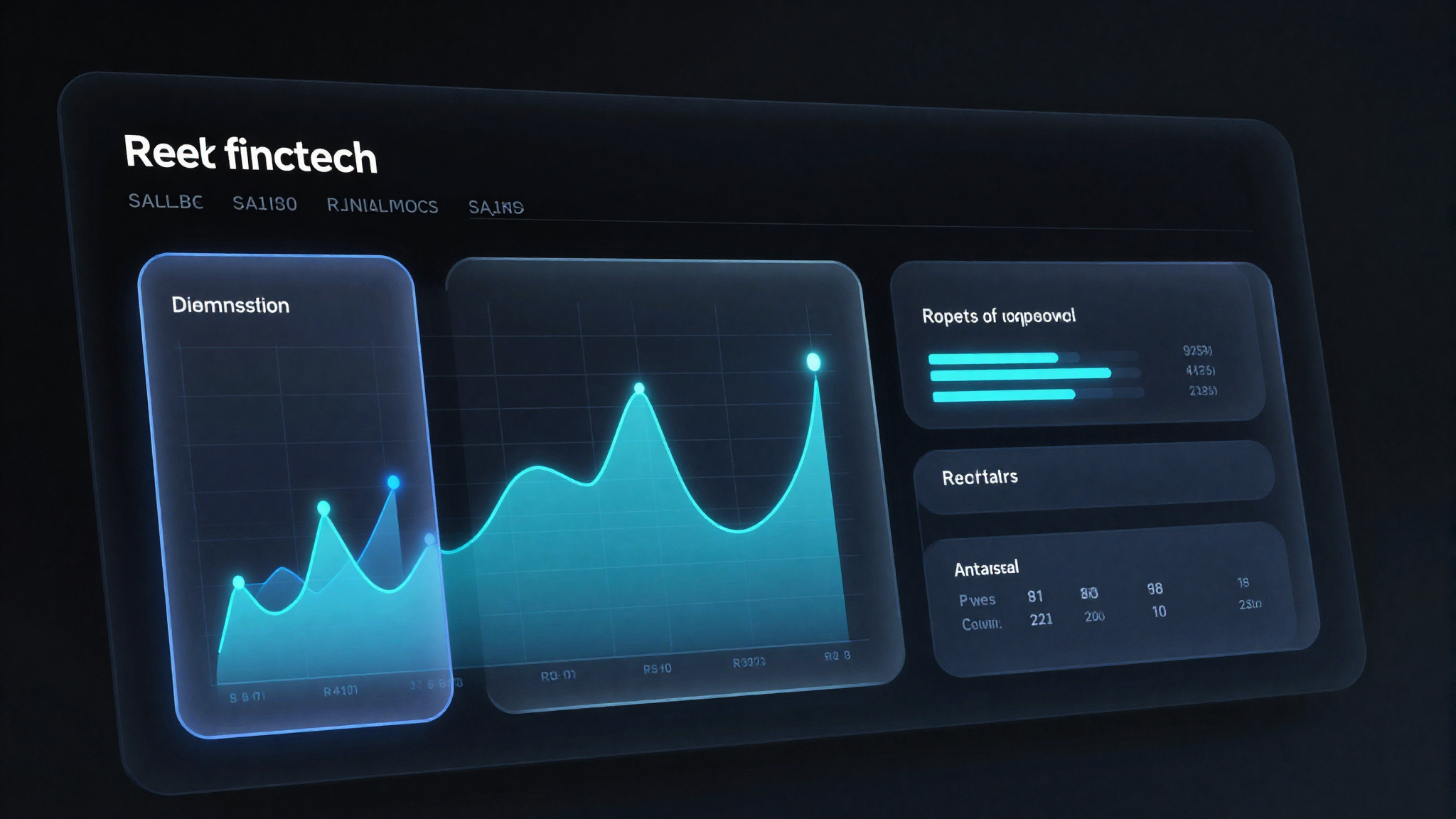 Dashboard SaaS fintech