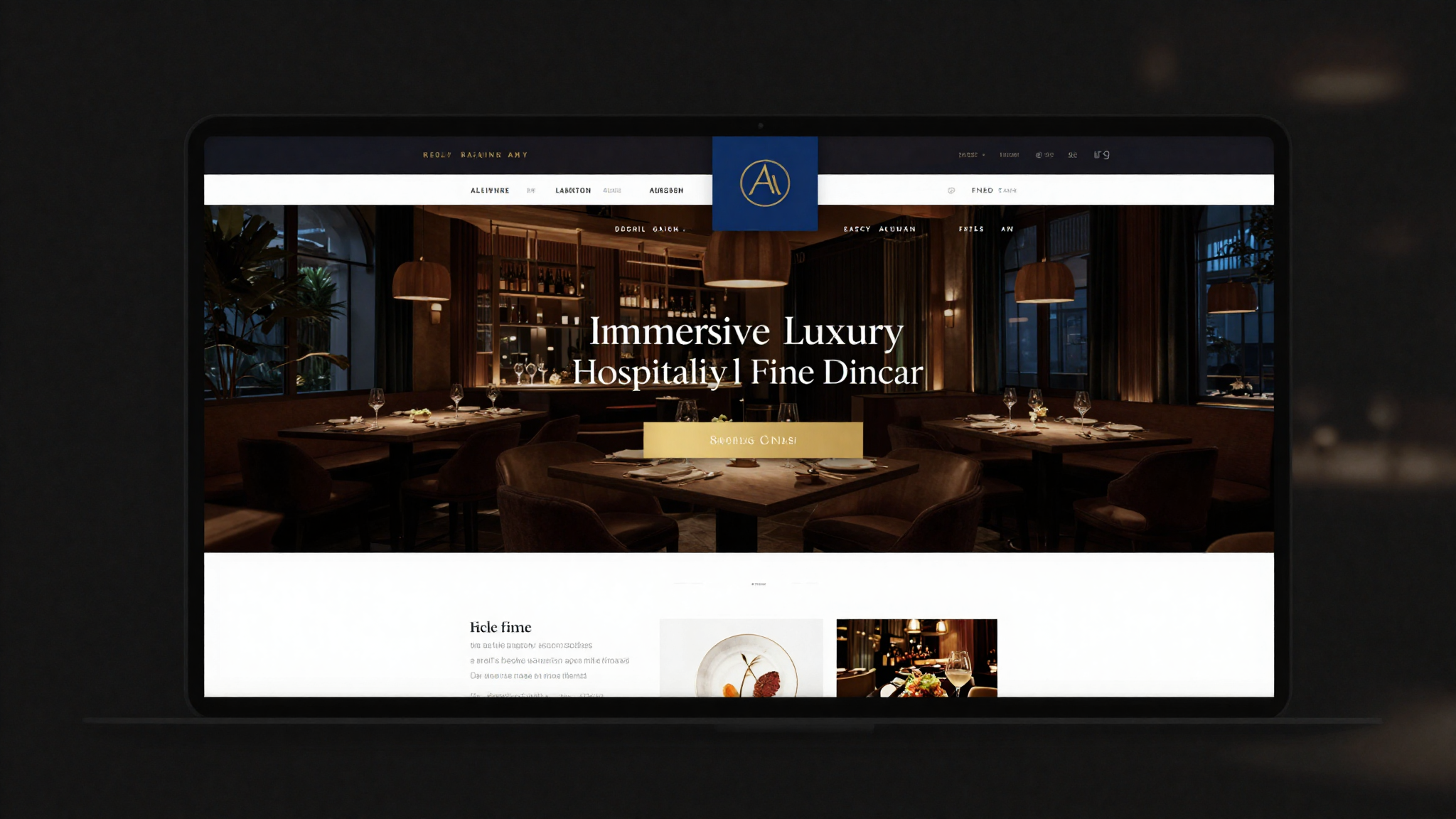 Site hospitalité de luxe